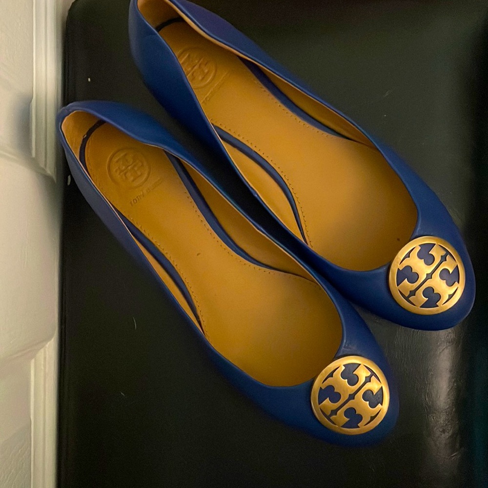 Tory Burch Reva Logo Ballet Flats